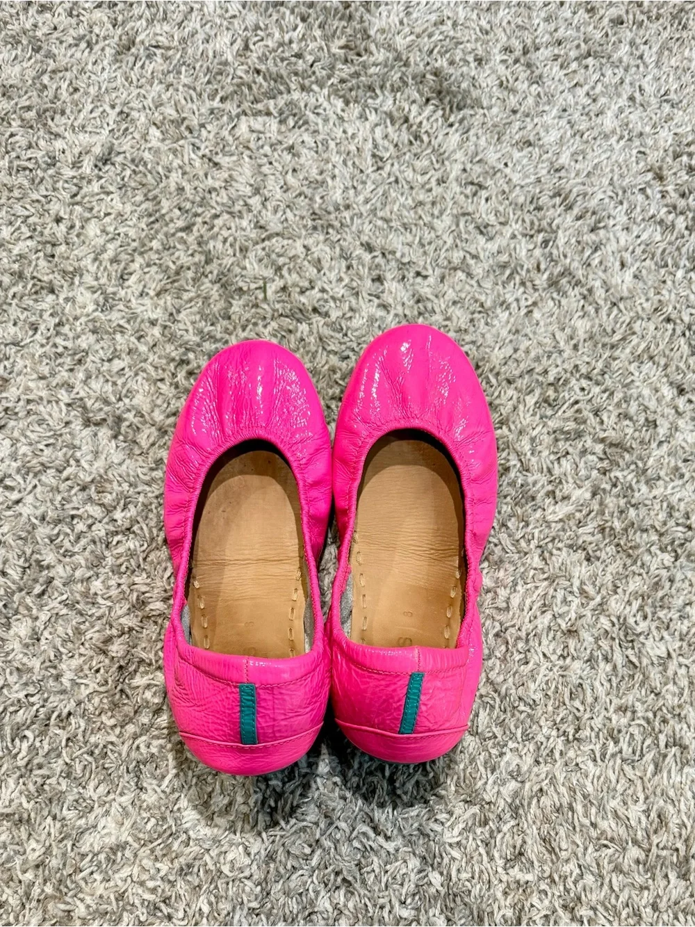 Pop Pink Tieks Size 8